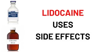 LIDOCAINE Xylocaine USES AnesthesiaSide EffectsToxicity Cream Patch Elimination MOA [upl. by Cahn67]