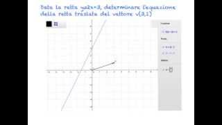 La traslazione della retta [upl. by Brocky]