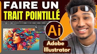 Comment Faire Un Trait Pointillé Sur Illustrator  2025 [upl. by Murial961]