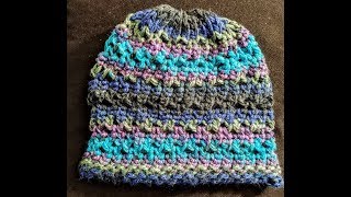 Fun Owl Brimless Loom Knit Beanie Hat Easy for Beginners [upl. by Kinsler]