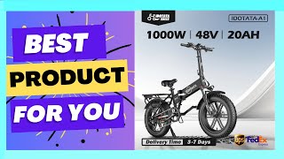 Best IDOTATA 48V Folding Electric Bicycle Review [upl. by Kutchins157]