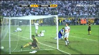 Santos Peñarol goles y pelea [upl. by Anitsenre]