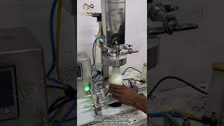 Milk bottle lug capping machine lugcappingmachine bottlecapping cappingsolutions [upl. by Reckford]