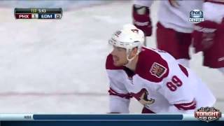 Mikkel Boedker opens the scoring for the Coyotes in Edmonton with a pretty shot [upl. by Nyrret]