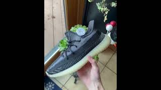 Yeezy Boost 350 V2 quotCarbonquot stockxkicksus [upl. by Rawlinson]