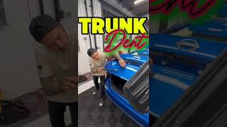 Pdr tutorial  how to fix a dent autobodyrepair paintlessdentrepair cardentrepair [upl. by Brittne]