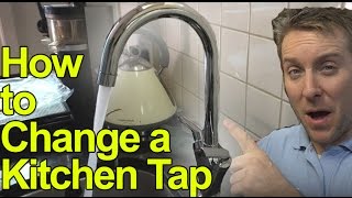 HOW TO CHANGE YOUR KITCHEN TAP  Monobloc Mixer  Plumbing Tips [upl. by Goles107]