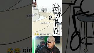 girls vs boys cartoon amp memes funnyshorts video  ytdadar2h funnyimages viralviralcomedycartoon [upl. by Caro]