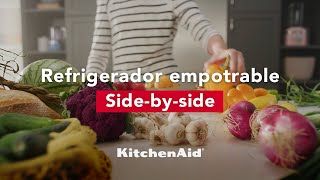 Conoce al nuevo protagonista de tu cocina Refrigerador Empotrable SidebySide [upl. by Trebmal]