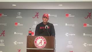 Alabama head coach Kalen DeBoer postgame press conference South Carolina [upl. by Treharne139]