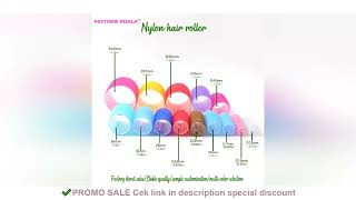 1Bag big Hair Rollers tubos para cabellohair rollers setrulosheatless hair roller long [upl. by Nadoj]