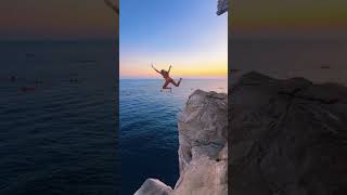 CLIFF JUMPING IN CROATIA [upl. by Berkley749]