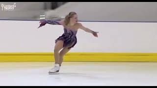 2024 Lombardia Trophy Amber Glenn FS [upl. by Baxy382]