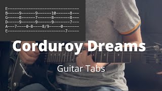 Corduroy Dreams by Rex Orange County  Guitar Tabs [upl. by Llerrod]