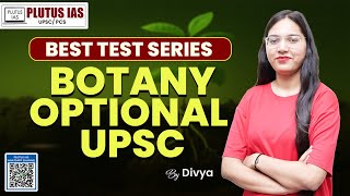 Best Botany Optional test series for UPSC  PLUTUS IAS PCS upsc botany [upl. by Oicnecserc754]