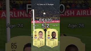 Niklas Sule vs Antonio Rudiger【FIFA OVR Compilation】ズーレvsリュディガー [upl. by Munafo]