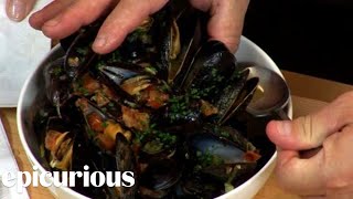 How to Make Belgian Moules Marinieres Part 2 [upl. by Hairas]