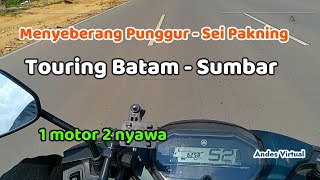 Eps 1 Touring Batam  Sumbar  Cara menyeberang ke Sei Pakning Riau [upl. by Karia808]