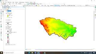 Comment delimiter les bassin versant à partir de limage DEM [upl. by Ayvid901]