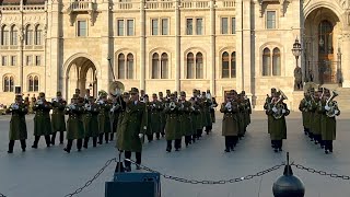 The Central Band of the Hungarian Defence Force  23rd October National Day Budapest Kossuth Square [upl. by Novled603]