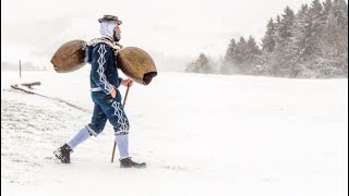 Les incroyables personnages costumés du Nouvel An en Appenzell [upl. by Alyled]