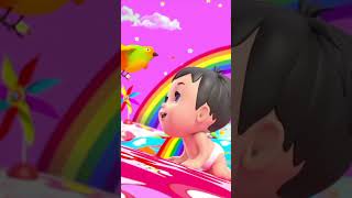 Chut Petit Bébé shorts cartoon kids hushlittlebaby lullaby [upl. by Fanchan]