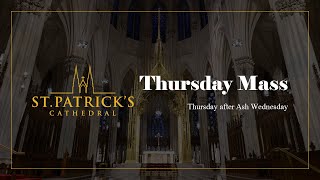 Thursday Mass  February 15th 2024 [upl. by Siramed]