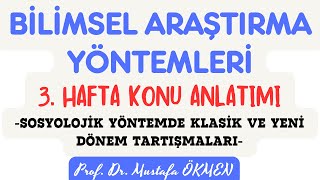 Bilimsel Araştırma Yöntemleri Dersi 3 Hafta Konu Anlatımı bilimselaraştırmayöntemleri [upl. by Camfort821]