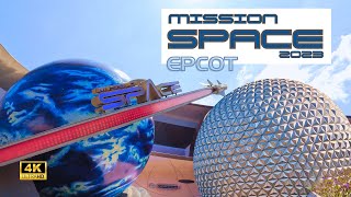 EPCOT Mission Space Complete Ride Experience in 4K  Walt Disney World Florida 2023 [upl. by Olaznog]