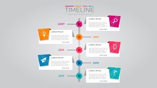 How To Make A Creative Timeline On Powerpoint  Powerpoint Show [upl. by Asilenna]