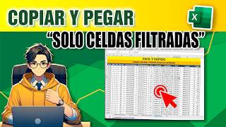 Como Copiar Y Pegar Celdas Filtradas En Excel [upl. by Crandall655]