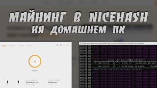 Как Майнить в Nicehash на Домашнем ПК  Подробная Пошаговая Инструкция  Вывод с Nicehash  LHR [upl. by Ahsilac]