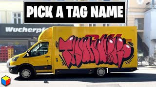 3 TIPS  How To Pick A Graffiti Tag Name [upl. by Alexine]