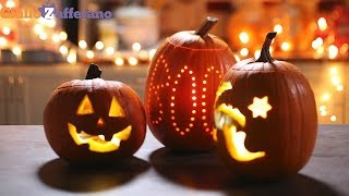 COME INTAGLIARE LA ZUCCA DI HALLOWEEN Il tutorial passo passo di GialloZafferano [upl. by Anuaik67]