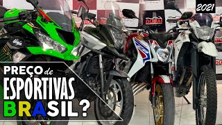 Revelei o preço de motos Esportivas usadas em 2021 [upl. by Devin]