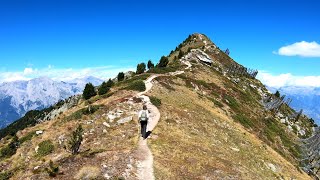 Hiking in Switzerland  Dent de Nendaz via Balavaux  Swiss Alps Canton Valais  2020 4KVideo [upl. by Eisnil166]