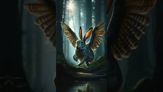 Night Hopper The Silent RabbitOwl Hybrid of the Dark Forestquotanimal animallover animals [upl. by Toshiko]