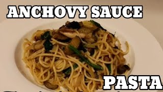 ANCHOVY SAUCE SPAGHETTIQUICK AND SIMPLE PASTA RECIPE [upl. by Amehr]