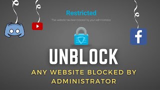 How To Unblock A Website Blocked by Administrator in 2024  2 Methods [upl. by Katt]