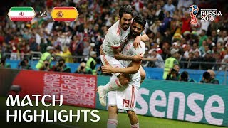 IR Iran v Spain  2018 FIFA World Cup  Match Highlights [upl. by Merwyn]