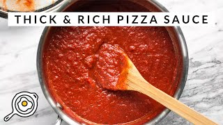 Thick and Rich Homemade Pizza Sauce [upl. by Ahsiuqal]