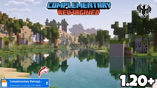 Complementary Reimagined Shader For Minecraft 120 Best Shader For Render Dragon [upl. by Ahsiemal216]