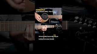 Honestly  Harem Scarem Easy Guitar Chords Tutorial with Lyrics part 4 SHORTS REELS [upl. by Eseret]