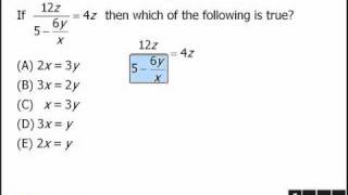 GRE Math Tricks The quotSomethingquot Method for complicated equations [upl. by Kellina]