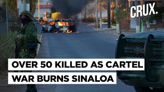 US Sparked Sinaloa Cartel Bloodshed Violence Grips Northern Mexico After El Mayo’s Arrest In Texas [upl. by Ecnerual942]