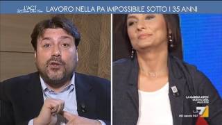 Morani PD vs Montanari Se insiste si becca una querela Tesi Madia in buona parte plagiata [upl. by Akkahs]