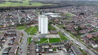 Fly around Middlesbrough Southlands Centre site Ormesby Park end Branbles Farm Thorntree [upl. by Pacien]