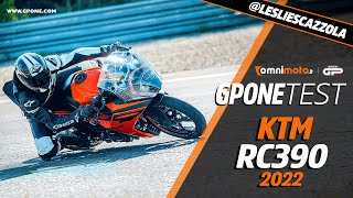 Prova KTM RC 390 2022  La SUPERBIKE ristretta con i contenuti DA GRANDE [upl. by Llekcor]