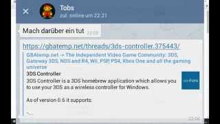 3DS Homebrew 3DSController DeutschHD [upl. by Trent]