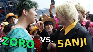 ZORO VS SANJI  ANIME ROAST BATTLE ft Jefferyzang [upl. by Archangel564]